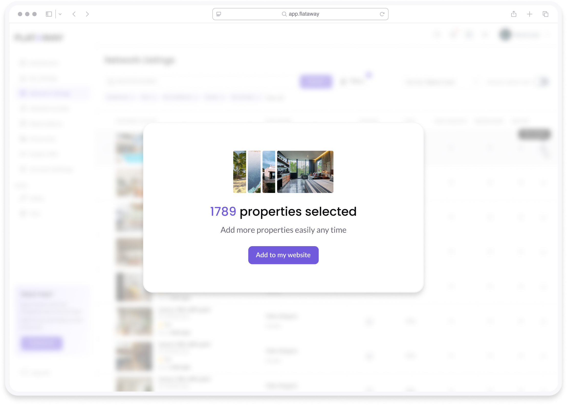 Network Listings - Step 2